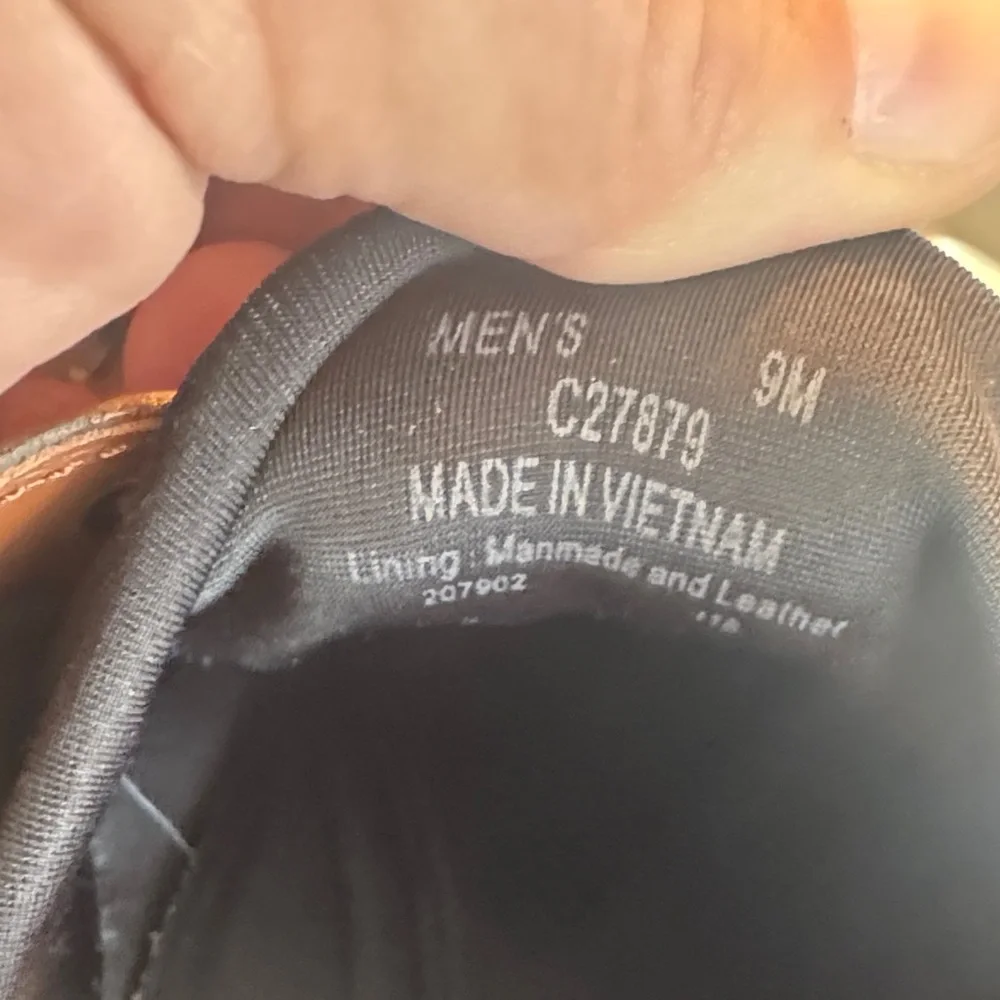 Cole Haan Tan Leather Oxfords with White Sole - Picture 4 of 5